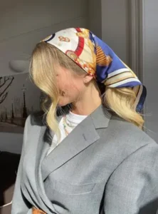 آموزش بستن روسری لاکچری