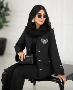 شال مشکی ساده