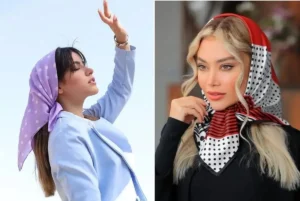 ۸ استایل زنانه ترند و شیک با مینی اسکارف