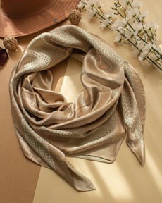 روسری ابریشمی مجلسی