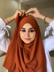 مدل بستن شال با حجاب