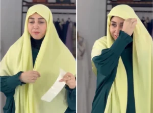 مدل بستن شال مجلسی