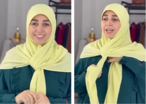 طرز بستن شال