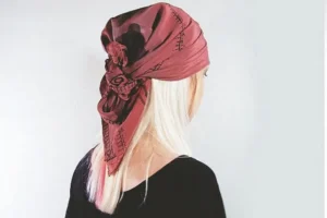 بستن روسری به شکل هدبند