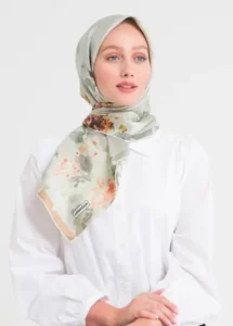 روسری ابریشم ژاکارد