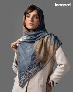 روسری نخ ابریشم ژاکارد2233