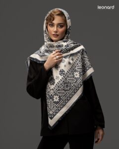 روسری کشمیر دور ریش کد2346