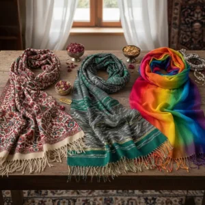 انواع مدل شال کشمیر