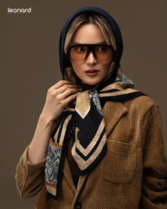 روسری نخی ژاکارد