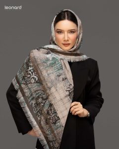 روسری حریر چهارخانه آپیانا 2290