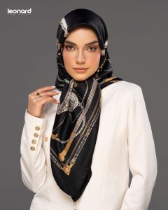 روسری ابریشم توییل 2420