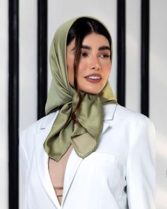 روسری مینی اسکارف ساتن