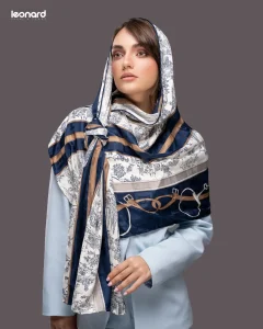 شال ابریشم ژاکارد | کد 2275